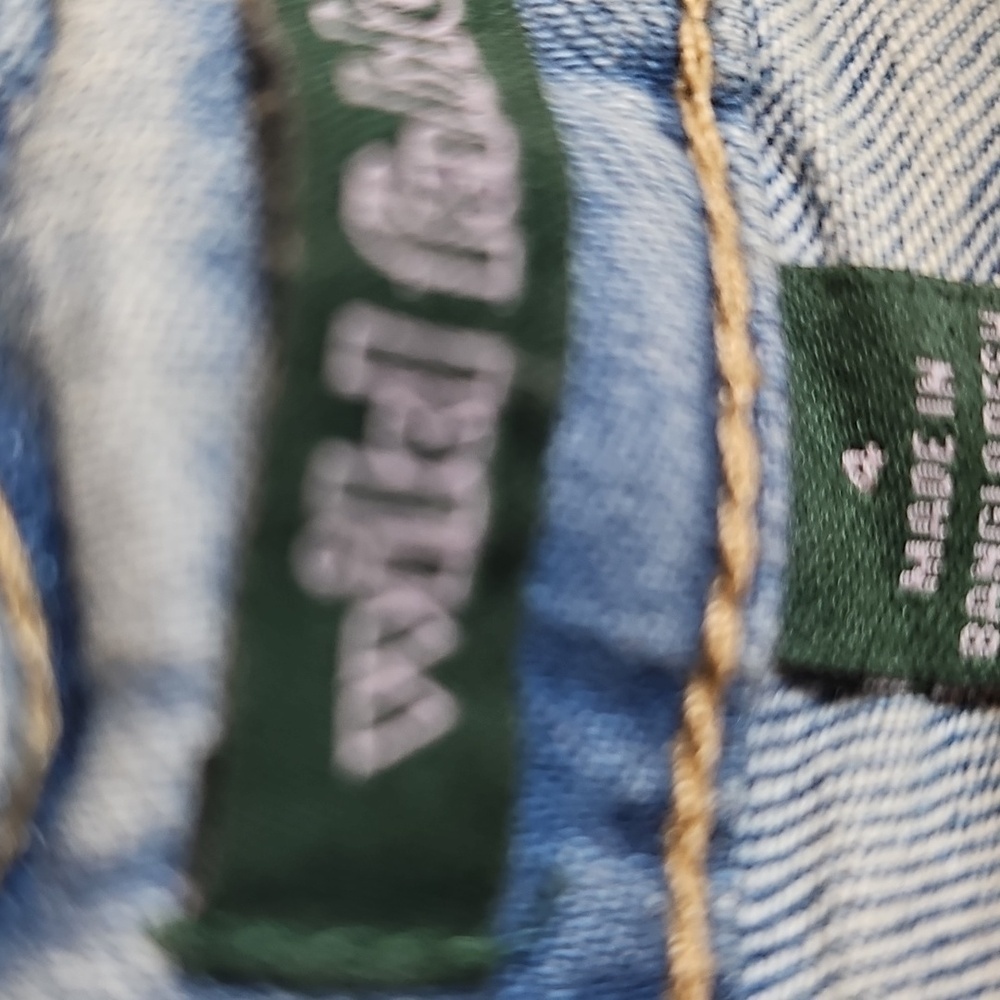 Wild Fable Light Blue Distressed Mid Rise Jean Shorts Size 4 - Picture 12 of 12